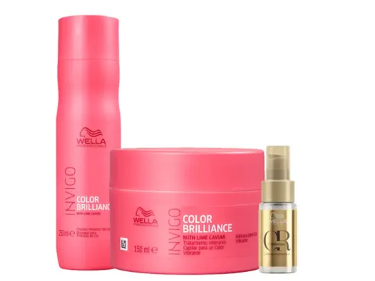 Kit Wella Professionals Invigo Color Brilliance Reflections Trio (3 Produtos)