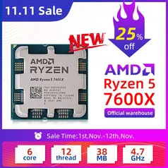 Processador AMD Ryzen 5 7600x 