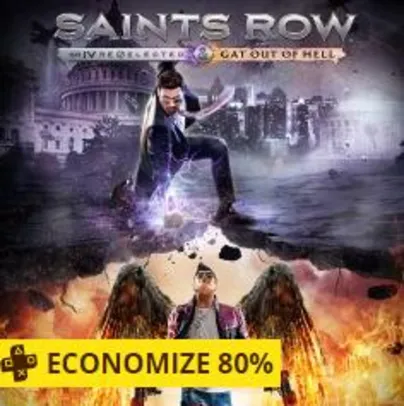 [PSN] Saints Row Re-Elected and Gat Out of Hell - PS4 (PS Plus) R$19,99