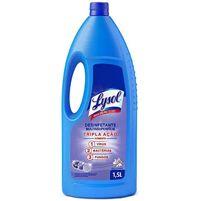 [Prime] Desinfetante Líquido Lysol Brisa da Manhã 1,5L | 4 unid | R$4 cada