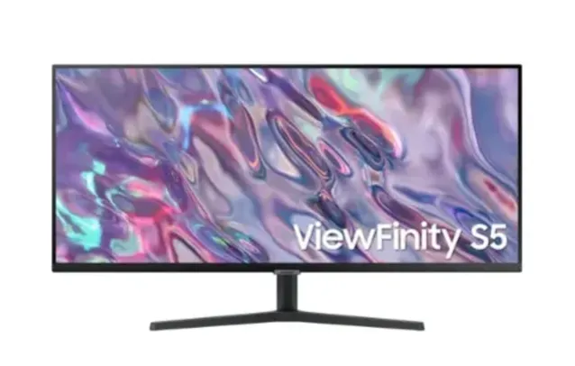 Monitor Samsung Viewfinity S5 34" WQHD, Ultrawide, 100Hz, 5ms, HDR10, HDMI, DP, FreeSync, Game Mode