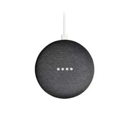 Nest Mini 2ª geração Smart Speaker - com Google Assistente Cor Carvão | R$139