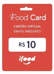 Gift Card iFood de R$10 | R$7