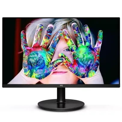 Monitor HQ 21.5HQ-LED+, 21.5 LED Widescreen, 2ms, 75hz, Full HD, HDMI, VESA, Ajuste De Inclinação