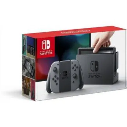 [CC Sub + Ame R$ 1511] Console Nintendo Switch Cinza R$ 1574
