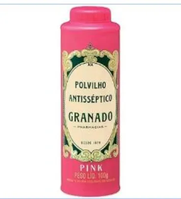Polvilho Granado Antisséptico Pink - 100g | R$7