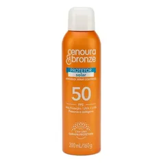 [Leve 2 Pague 1] Protetor Solar Aerossol Cenoura E Bronze Fps50 200Ml, Cenoura E Bronze