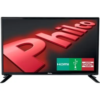 [SHOPTIME] TV LED 28" Philco PH28D27D HD com Conversor Digital USB 2 HDMI 60Hz - 720,00 (BOLETO)