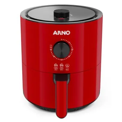 Fritadeira sem Óleo Air Fryer Arno Ultra UFRV, 4,2 Litros, 1620W, Vermelho