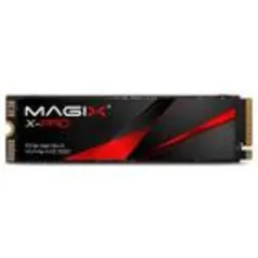 SSD 256 GB Magix X-Pro, M.2 2280 PCIe Gen3x4, NVMe, Leitura: 2900 MB/s e Gravação: 1100 MB/s, Preto - XPRO256 GB