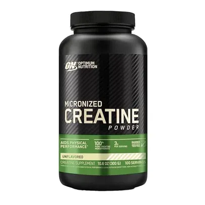 [Missão R$79,74] Optimum Nutrition Micronized Creatine 100% Pure - 300g