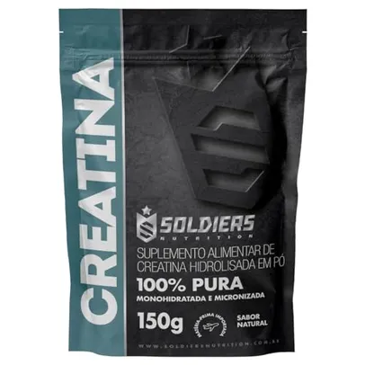 Creatina Monohidratada 150g - 100% Pura Importada - Soldiers Nutrition