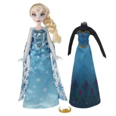 Boneca Hasbro Frozen Vestidos Reais Elsa - R$50