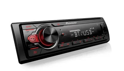Media Receiver Pioneer MVH-S218BT Bluetooth USB entrada Auxiliar e Streaming de áudio Preto