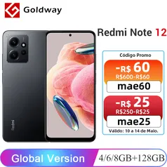 [APP] Smartphone Xiaomi Redmi Note 12 4G 4/128GB Versão Global