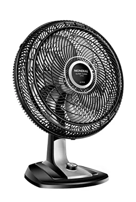 Ventilador 40cm Super Turbo 8 Pás, Mondial, Preto/Prata, 140W, 220V - VTX-40-8P