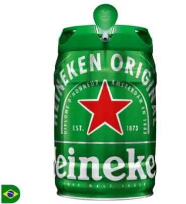 Cerveja Lager Premium Heineken Barril 5l