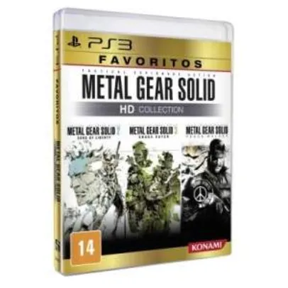 [Fnac] Coletânea Jogo Metal Gear Solid: HD Collection - PS3 - R$47