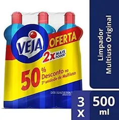 [Frete Prime] 5 Kits de Limpador Veja Gold Multiuso - R$35