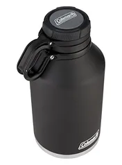 Coleman Growler Garrafa térmica de aço inoxidável, preto, 1,8 L