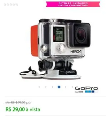 Suporte para Prancha de Surf  para Câmeras HERO - GoPro - R$30