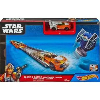 [Shoptime] Hot Wheels Star Wars Car Launcher Asment Luke Skywalker - Mattel por R$ 36