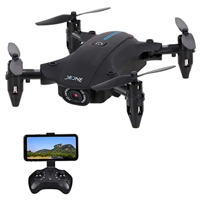 Miaoqian Drone H2 RC com Câmera 4K Wifi FPV Mini Brinquedo Quadcóptero Dobrável para Crianças Modo Headless Gesto Vídeo Foto Uma Chave Retorno Trilha 