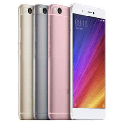 R$ 847 Xiaomi Mi5s 3GB/ 64GB Snapdragon 821 DOURADO/CINZA