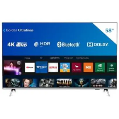 Smart TV 58" Philips 4K - R$2436