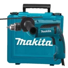 Furadeira de Impacto Vel. Variável e Reversível 1/2 Pol. 760W com Kit de Broca - MAKITA-HP1640KX1 | R$ 400