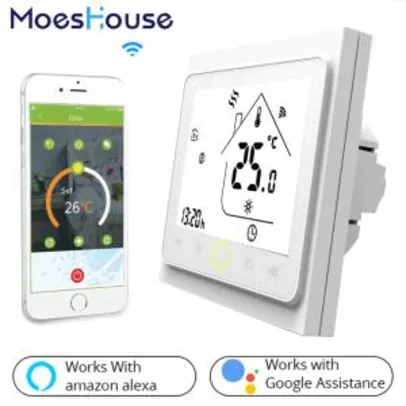Termostato Smart WiFi Moeshouse| R$144