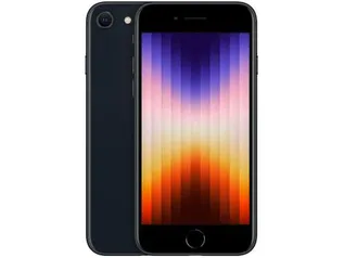 iPhone SE 3ª geração 64GB Meia-noite 4,7” - 12MP iOS Pré-venda