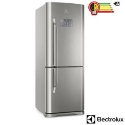 Refrigerador Bottom Freezer Electrolux DB53X 454 litros Frost Free - R$ 2699