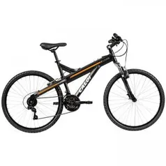 Mountain Bike Caloi T-Type - Aro 26 - Freios V-Brake - Câmbio Traseiro Shimano TZ - 21 Marchas