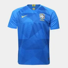 Camisa Seleção Brasil II 2018 s/n° - Torcedor Nike Masculina - Azul R$120