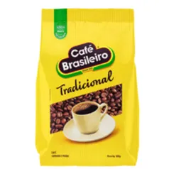 Café Torrado e Moído Tradicional Café Brasileiro Pacote 500g