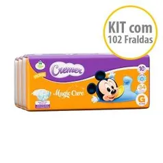 [NetFarma]  Kit Fraldas Cremer Disney Baby G por R$ 60