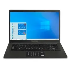 Notebook Multilaser Legacy Book PC310, Intel Pentium, 4GB 64GB, 14", W10, Preto