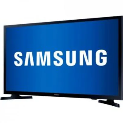 TV LED 32 HD Samsung Série 4 UN32J4000AGXZD 2 HDMI Conversor Digital por R$ 829