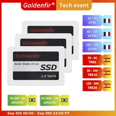 Goldenfir SSD 250GB 2.5 Hard Drive Disk Solid