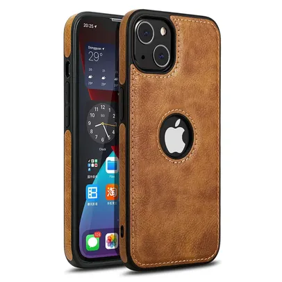 [Moedas] Capa De Couro Macia Para iPhone