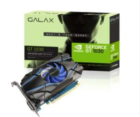 Placa de Vídeo Galax GeForce GT 1030 2GB R$575