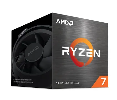 Processador AMD Ryzen 7 5700, 3.7GHz (4.6GHz Turbo), 8-Cores 16-Threads, AM4, Com Cooler AMD