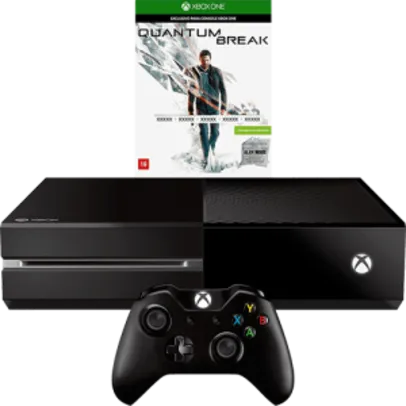 Xbox One 500GB + Game Quantum Break + Controle Sem Fio por R$ 1329