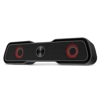 AME R$76 - Caixa de Som Soundbar 2.0 Gamer 15w Rms Led Multilaser