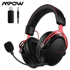 Mpow BH415 Gaming Headset 2.4 GHz Fones de Ouvido Sem Fio