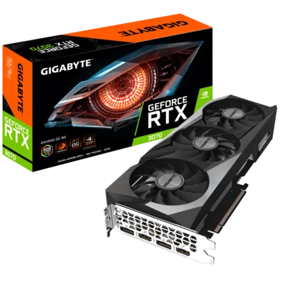 Placa de Vídeo Gigabyte GeForce RTX 3070 Gaming OC, 8GB, GDDR6, 256bit, GVN3070GAMING OC8GD