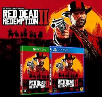 Red Dead Redemption 2 (PS4 e Xbox One) 25% cashback AME nas Lojas Americanas [loja física]