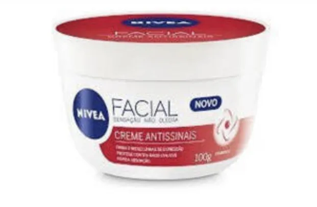 Creme facial Antissinais Nivea - 100g | R$20