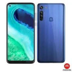 (APP + Cliente Ouro) Smartphone Motorola Moto G8 64GB Azul Capri 4G - 4GB RAM Tela 6,4” - R$ 921